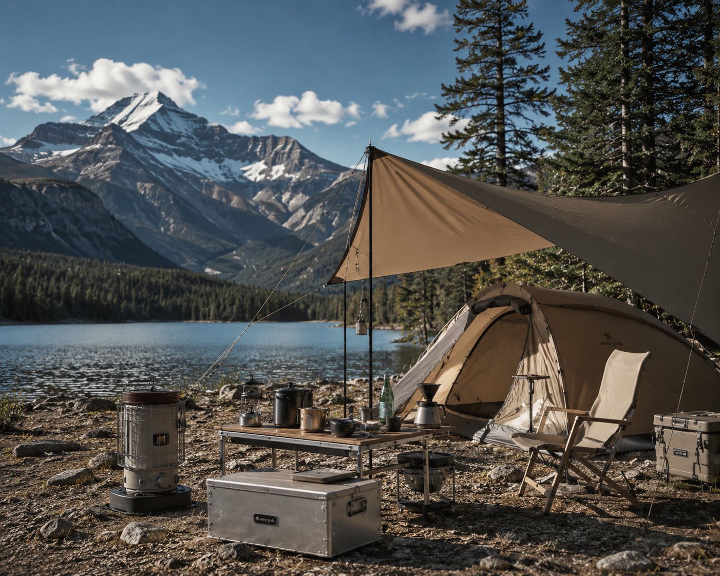 Camping and hiking
