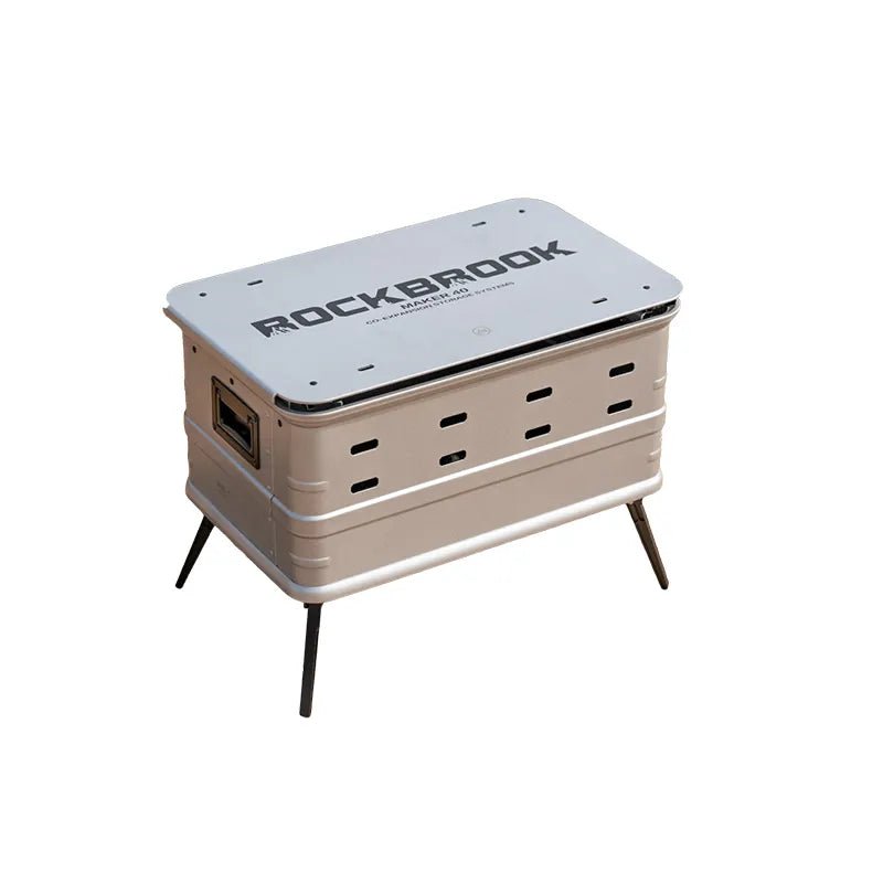 40L Tactical Camping Storage Box & Table – Quick Open, Folding - mochibicycle