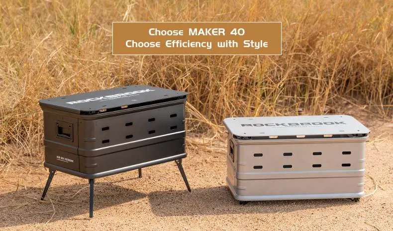 40L Tactical Camping Storage Box & Table – Quick Open, Folding - mochibicycle