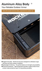 40L Tactical Camping Storage Box & Table – Quick Open, Folding - mochibicycle