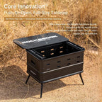 40L Tactical Camping Storage Box & Table – Quick Open, Folding - mochibicycle