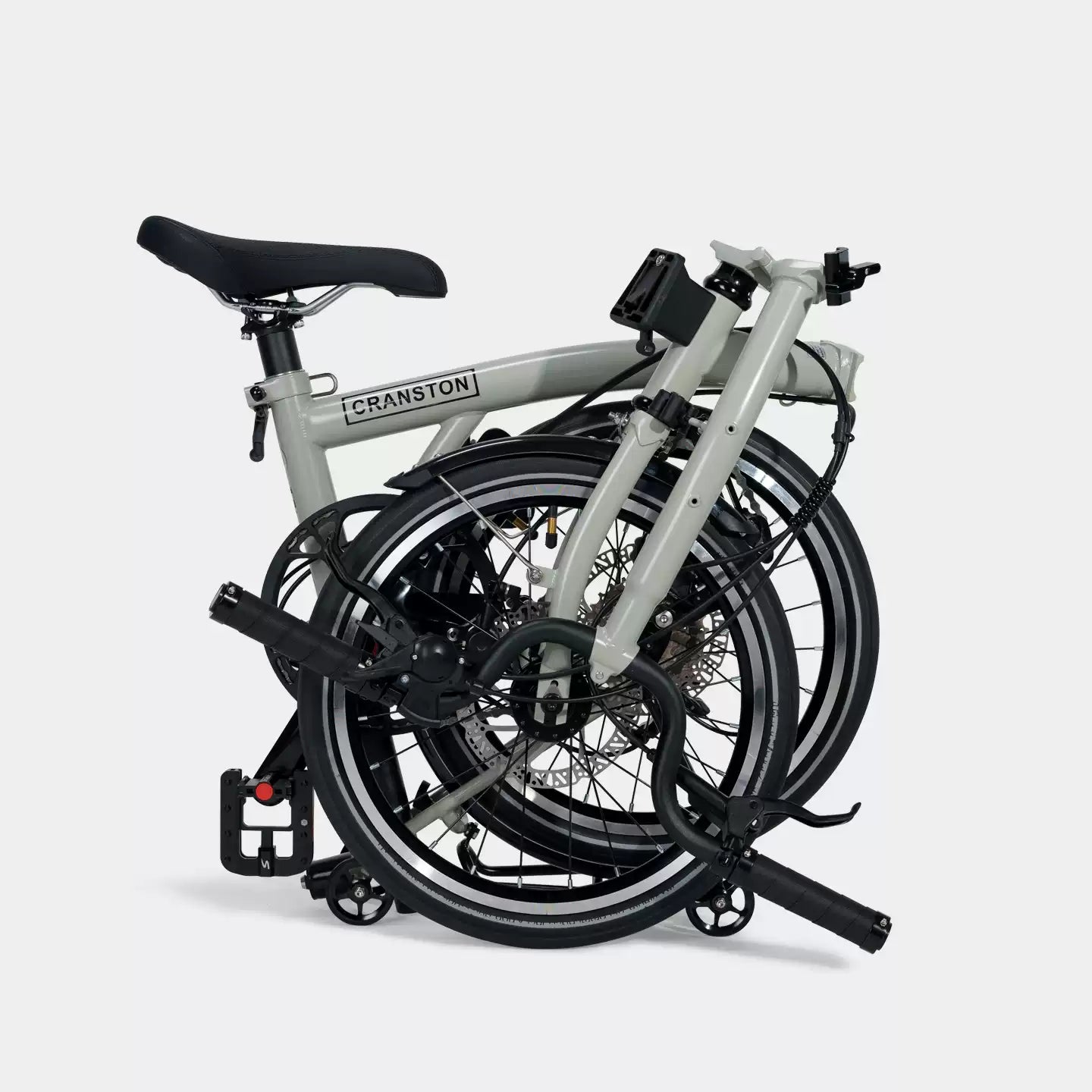 CRANSTON D9 16-Inch 9 Speed Chrome-Moly Steel 3-Fold Folding Bike
