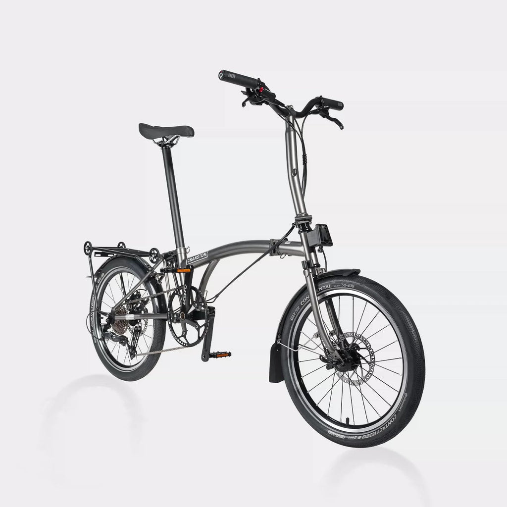 CRANSTON D20 20-Inch 9 Speed Chrome-Moly Steel 3-Fold Folding Bike - mochibicycle
