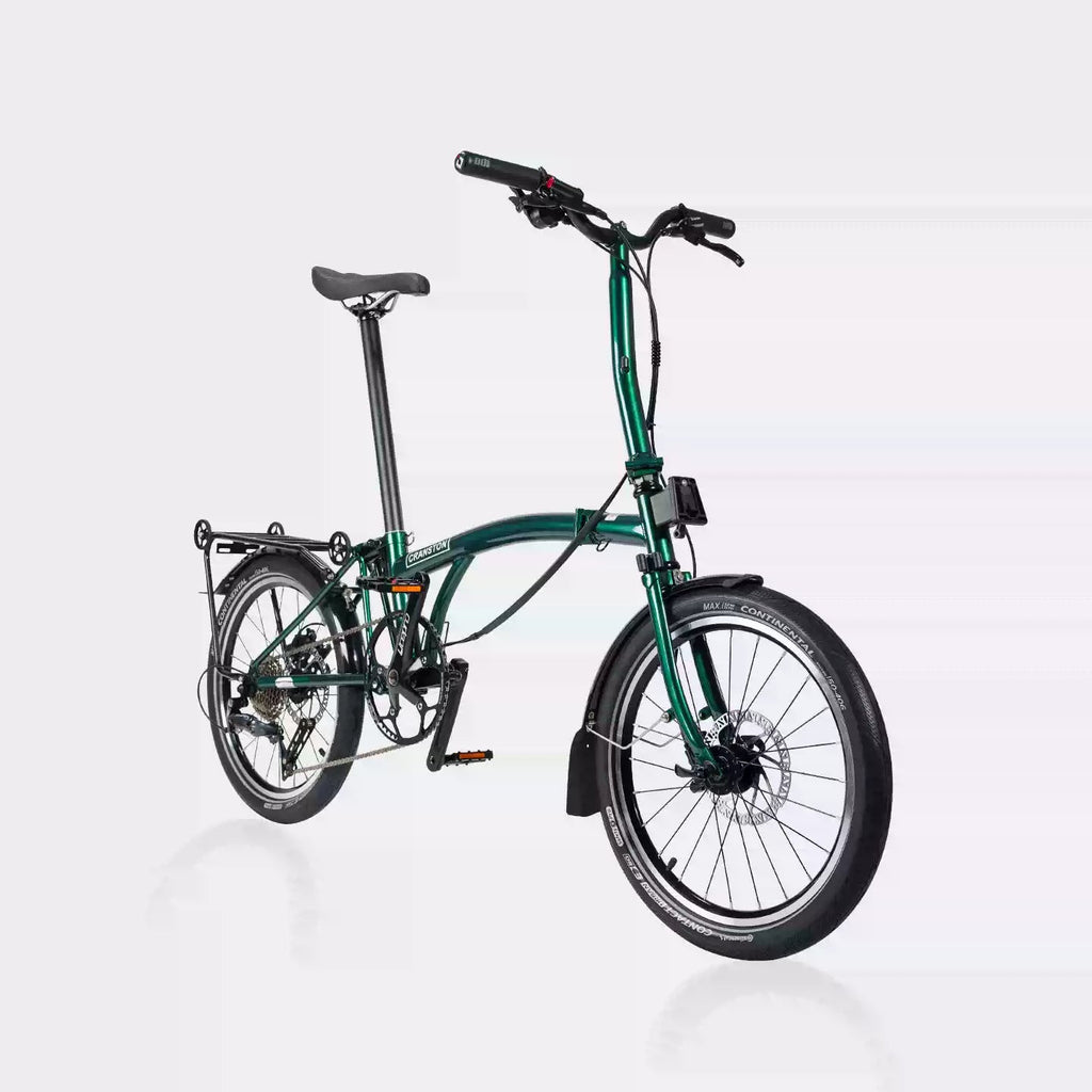CRANSTON D20 20-Inch 9 Speed Chrome-Moly Steel 3-Fold Folding Bike - mochibicycle