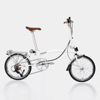CRANSTON R20 MAX 16-Inch 9 Speed Chrome-Moly Steel 3-Fold Folding Bike - mochibicycle