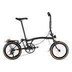 CRANSTON R9 16-Inch 9 Speed Chrome-Moly Steel 3-Fold Folding Bike - mochibicycle