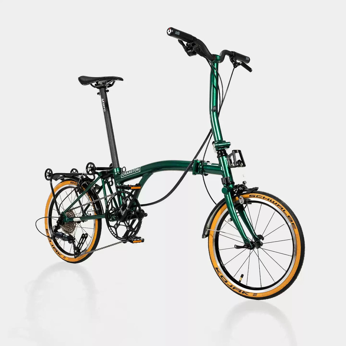 CRANSTON S9 16-Inch 9 Speed Aluminum - 3-Fold Folding Bike - mochibicycle