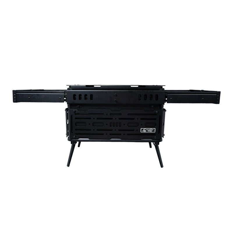 High Quality 50 Liters Black Aluminum Storage Case Flexible Space Design for Backyard Party Cooking Equipment Camping Cargo - mochibicycle