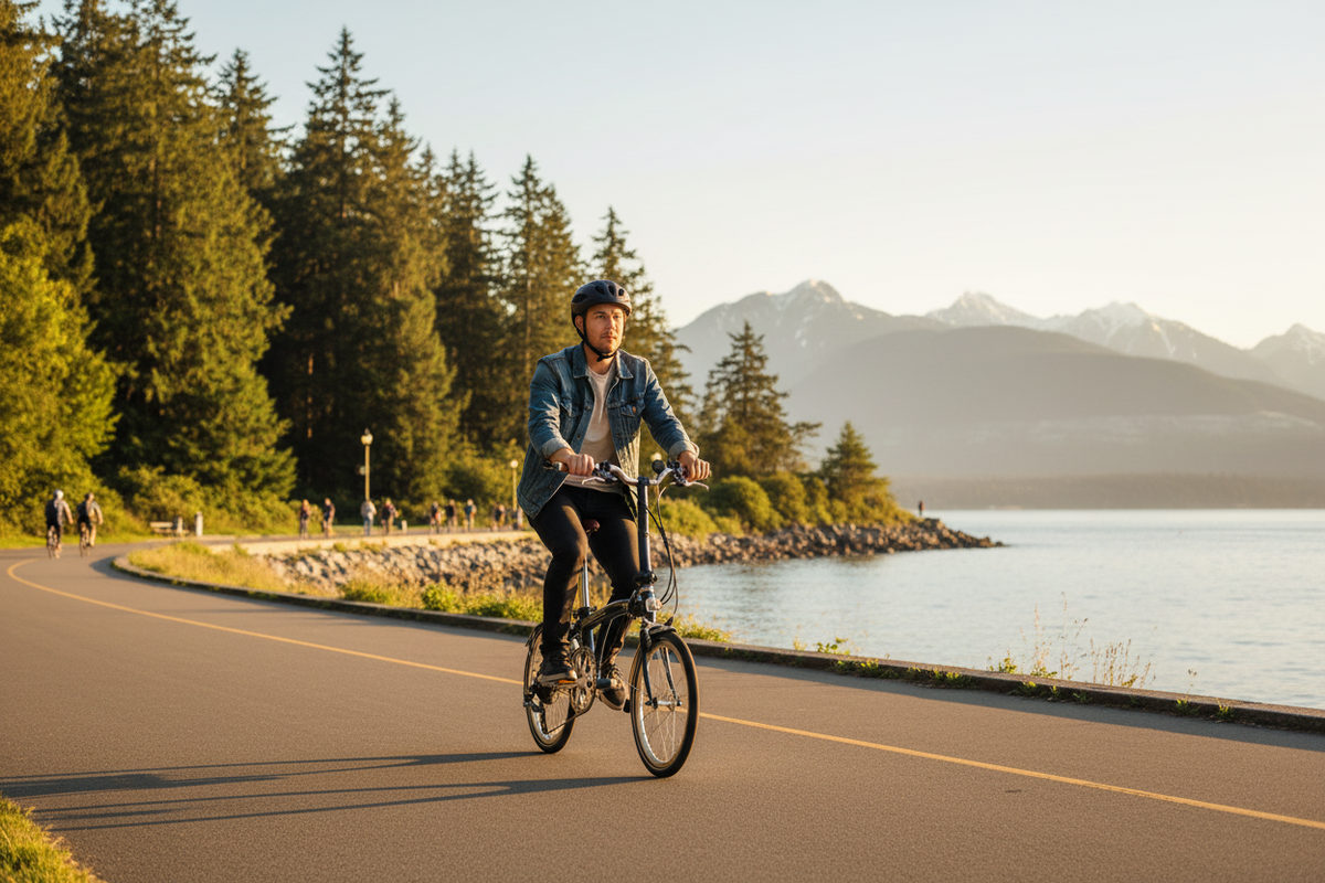 Stanley Park 海堤骑行
